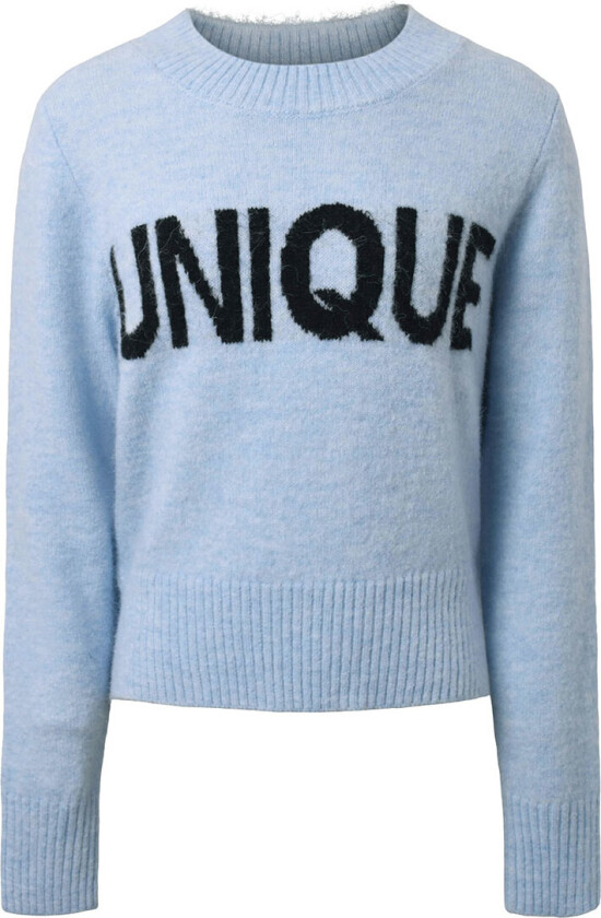 Genser - Strikk - Light Blue - - 8 år (128) - Genser