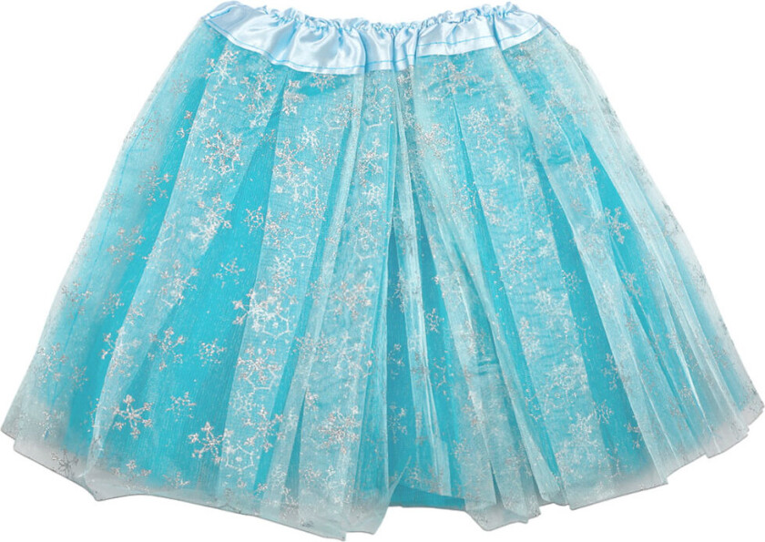 Kostymer - Tyllskjørt - Blå Snøfnugg Glitter - - 0-3 år - Kostymer