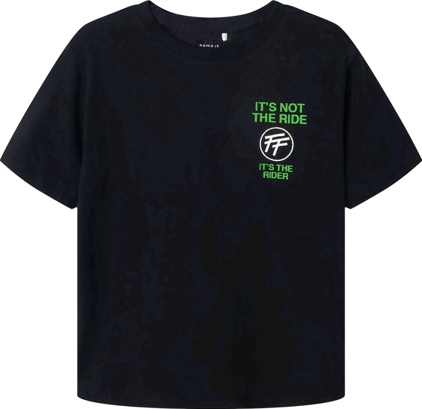 T-skjorte - NkmJef - Fast og Rasende - Black - - 7-8 år (122-128) - T-skjorte