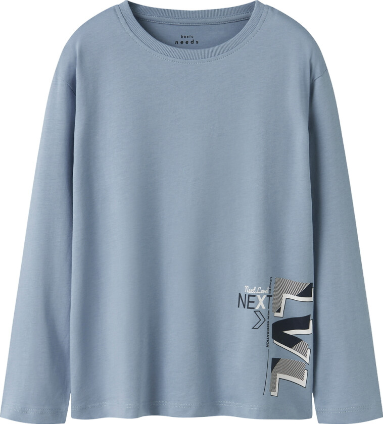 Genser - Loose - NkmVagno - Dusty Blue/LVL - - 9-10 år (134-140) - Genser