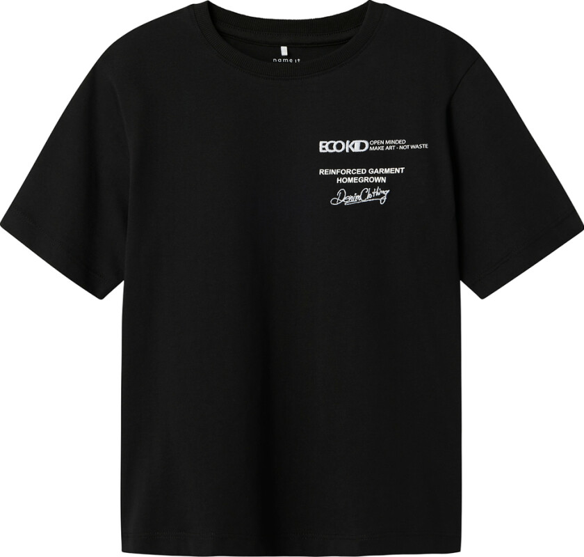 T-skjorte - NkmLavern - Black - - 9-10 år (134-140) - T-skjorte