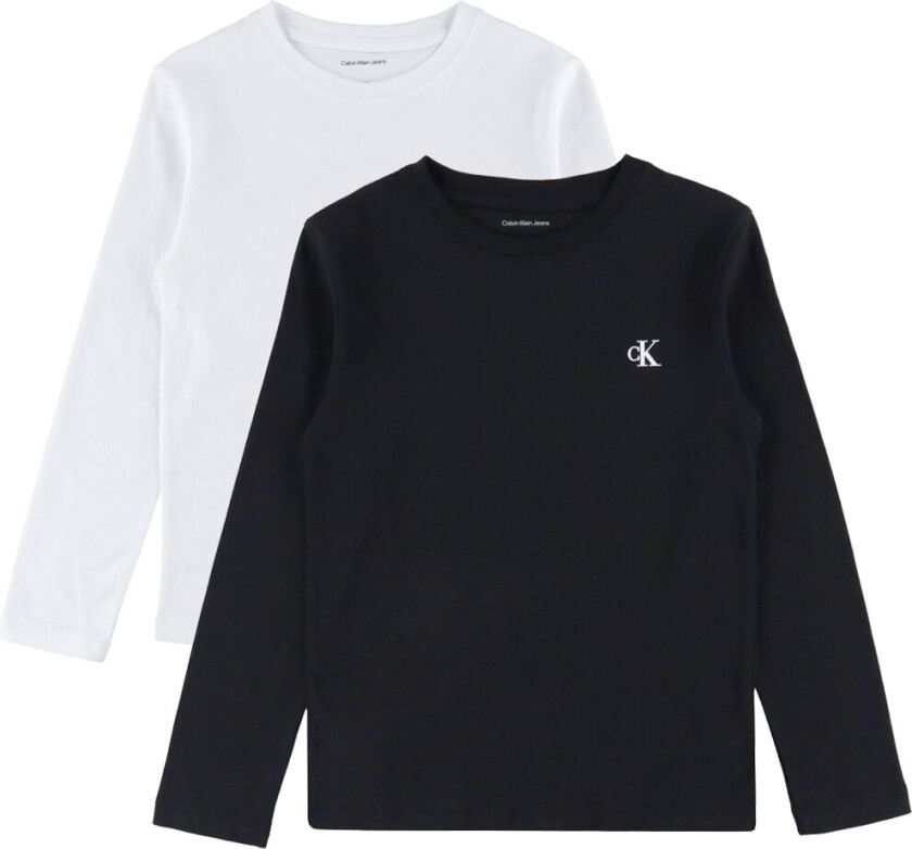 Genser - 2-pack - Bryst Mono - Skjørt Black/Bright - - 10 år (140) - Genser