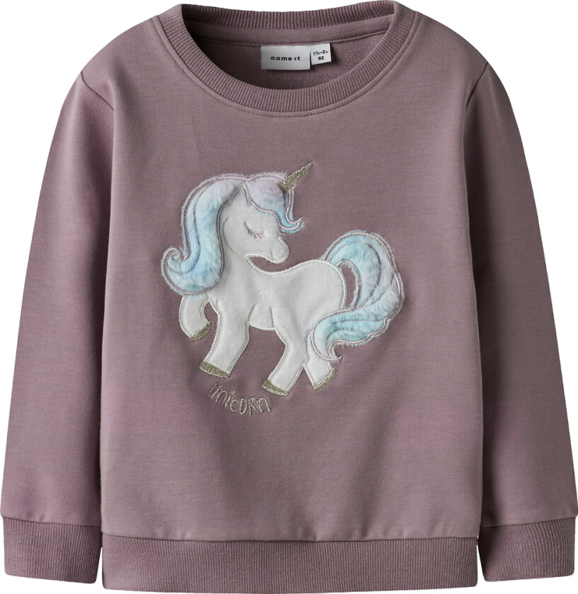 Collegegenser - NmfKisa - Elderberry - - 3 år (98) - Collegegenser