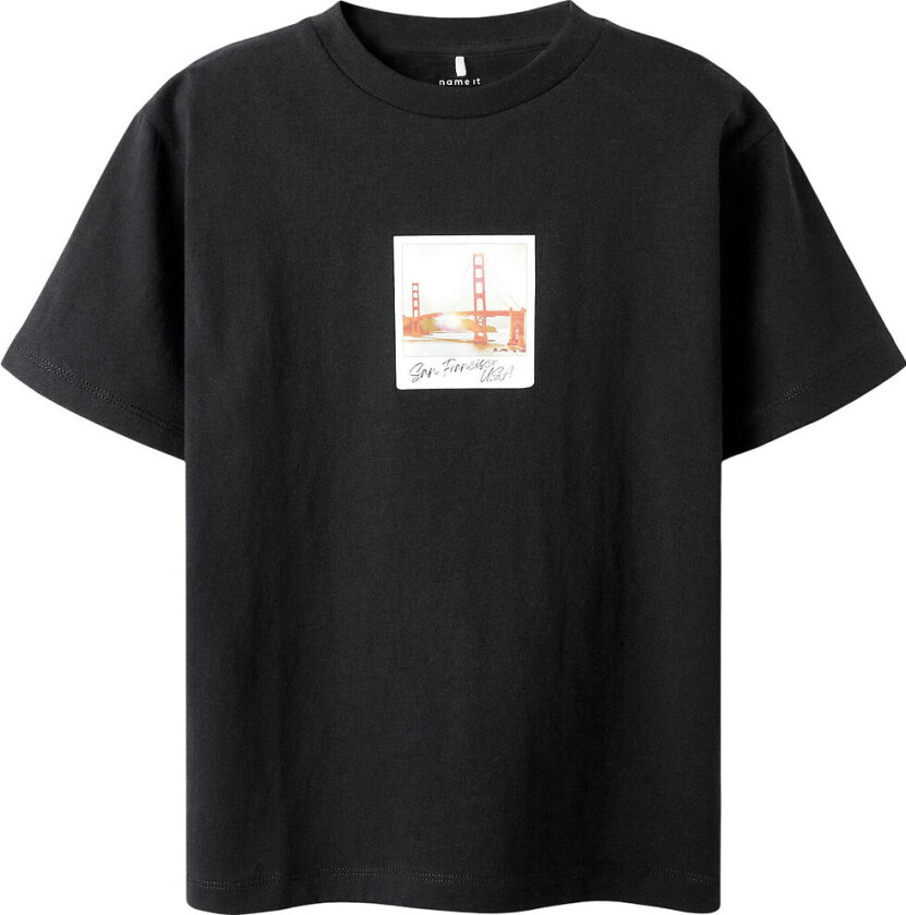 T-skjorte - NkmFfrode - Svart - - 6 år (116) - T-skjorte