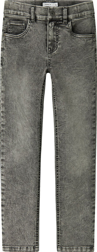 Jeans - Noos - NkmTheo - Medium+ Grey Denim/Vasket - - 7 år (122) - Jeans