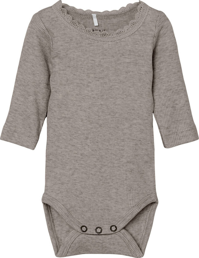 Body I/e - Rib - NbfKab - Satellitt/Melange - - 74 - Langermet Body