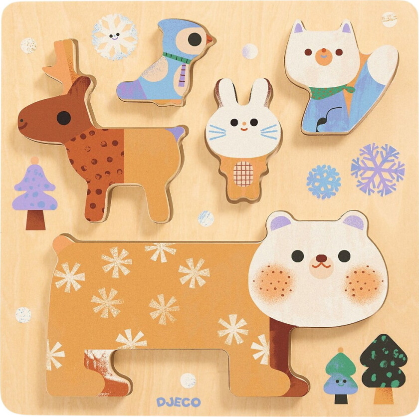 Puslespill - WoodyStack - - OneSize - Puslespill