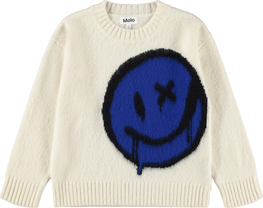 Genser - Strikk - Ull - Brian - Dryppende Smil - - 7-8 år (122-128) - Genser