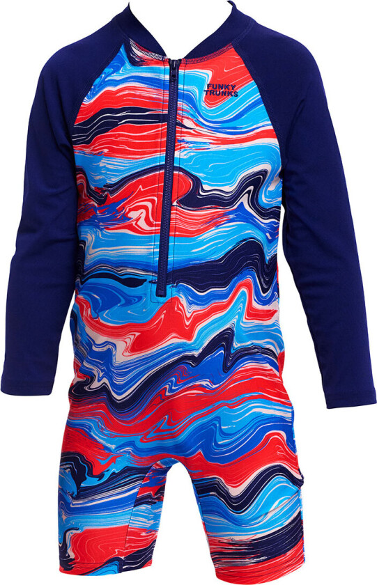 Badedrakt - Gå på joggesko - UV50+ - Wave Craze - - 5 år (110) - Badetøy