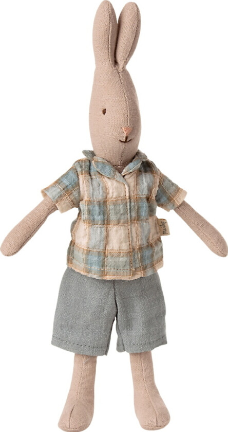 Hare - Skjorte og Shorts - Str. 1 - Klassisk - - OneSize - Dukke