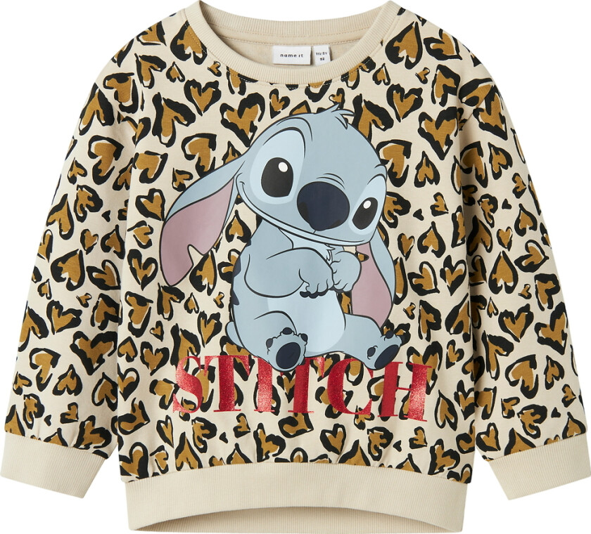 Collegegenser - NmfJanni Stitch - Peyote - - 2 år (92) - Collegegenser