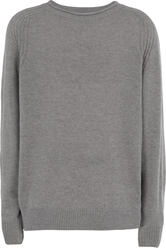 Genser - Viskose/Ull - Grå Melert m. Navy - - 14 år (164) - Genser