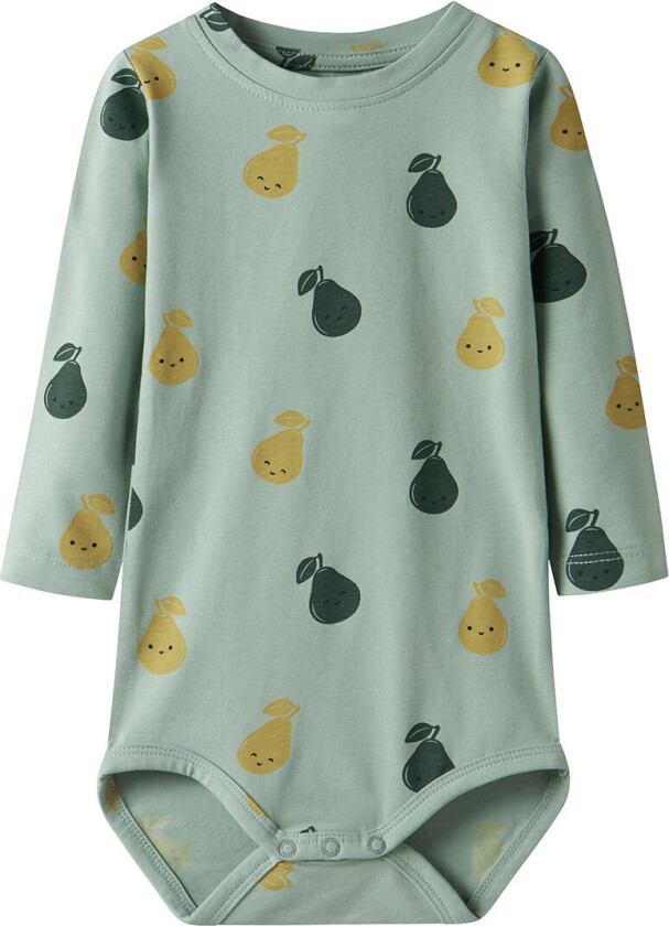 Body I/e - NbmVroels - Jadeitt/Pear - - 1 år (80) - Langermet Body