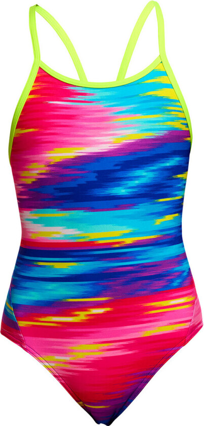 Badedrakt - Diamant tilbake - UV50+ - Tapt Ocean - - 12 år (152) - Badetøy