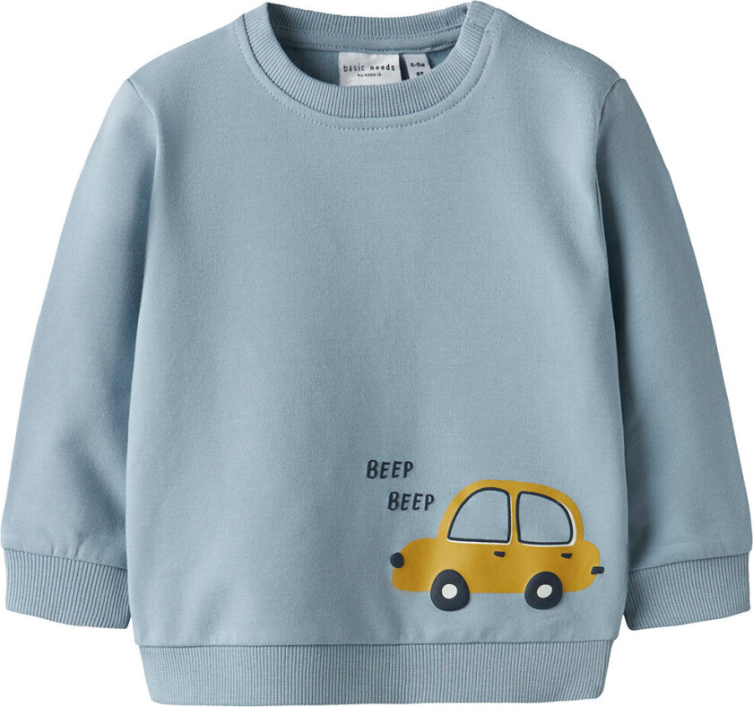 Collegegenser - NbmVonne - Dusty Blue/Bil - - 56 - Collegegenser