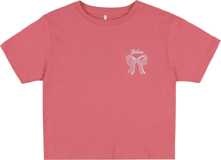 T-skjorte - NmfKatalin - Rapture Rose - - 4 år (104) - T-skjorte