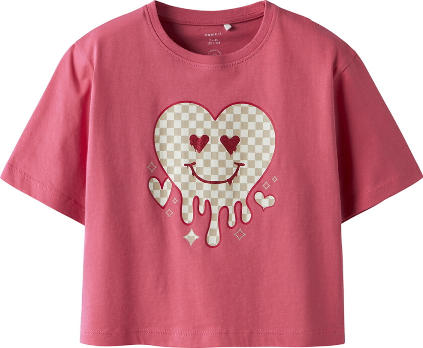 T-skjorte - NkfKaren - Rapture Rose - - 11-12 år (146-152) - T-skjorte