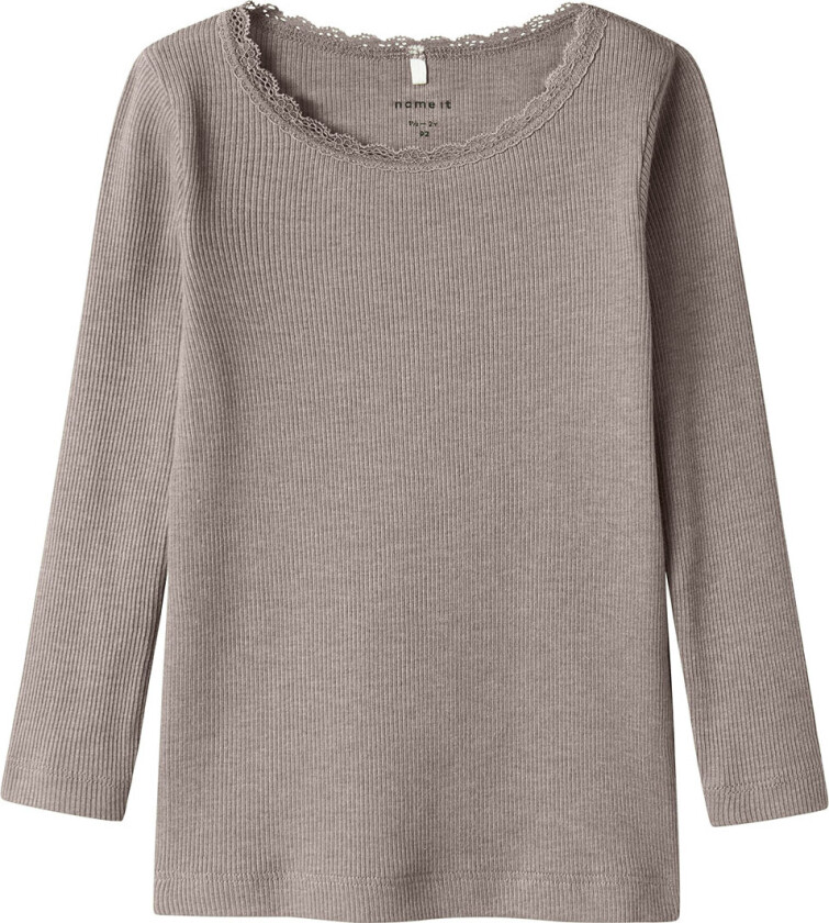 Genser - Noos - Rib - NmfKab - Satellitt Melange - - 6 år (116) - Genser