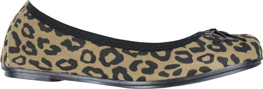 Ballerina Sko - Agnessy - Light Brown Leopard - - 35 - Ballerinasko