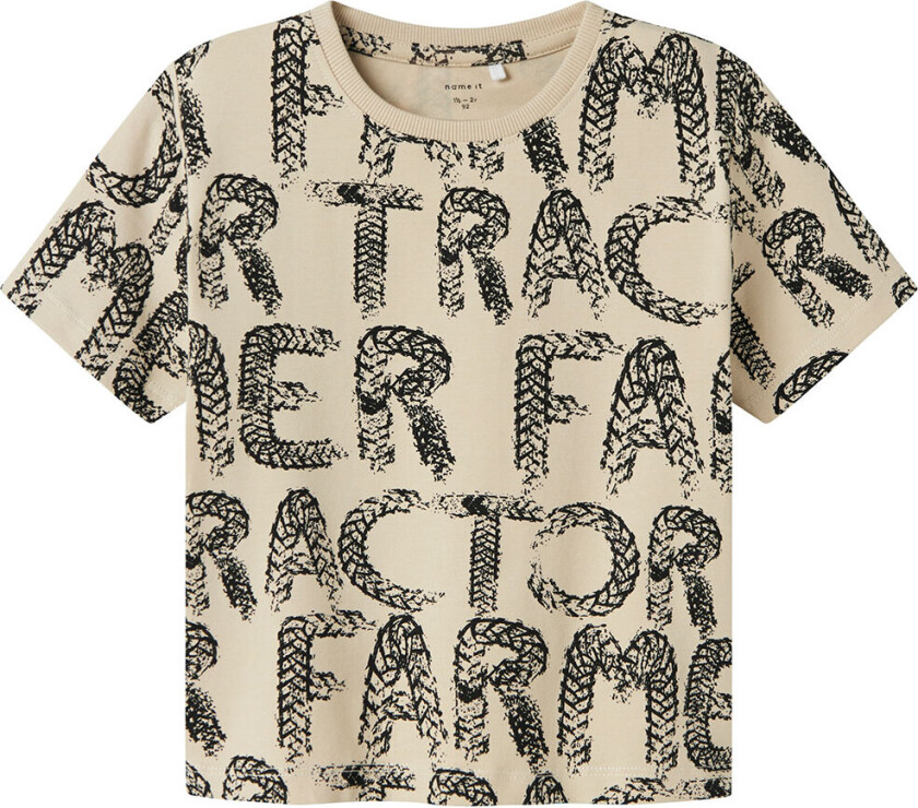 T-skjorte - NmmLeander - Peyote m. Bokstaver - - 2 år (92) - T-skjorte