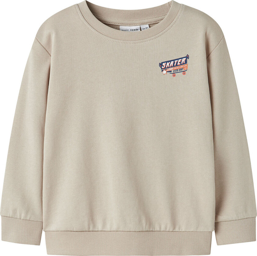 Collegegenser - NmmVasha - Peyote/Skøyteløper Dino - - 3 år (98) - Collegegenser