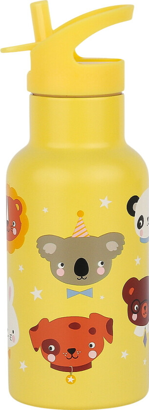 Drikkeflaske - Rustfritt Stål - 350 ml - - OneSize - Drikkeflaske