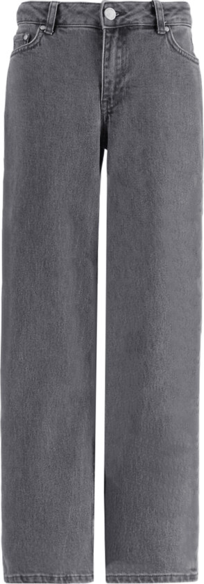 Jeans - HdLia - Low Rise - Bred - Grey Denim - - 16 år (176) - Jeans