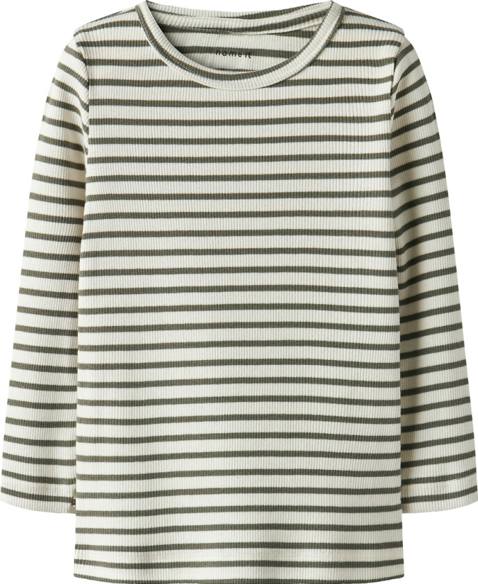 Genser - Rib - Noos - NmnBani - Dusty Olive - - 2 år (92) - Genser