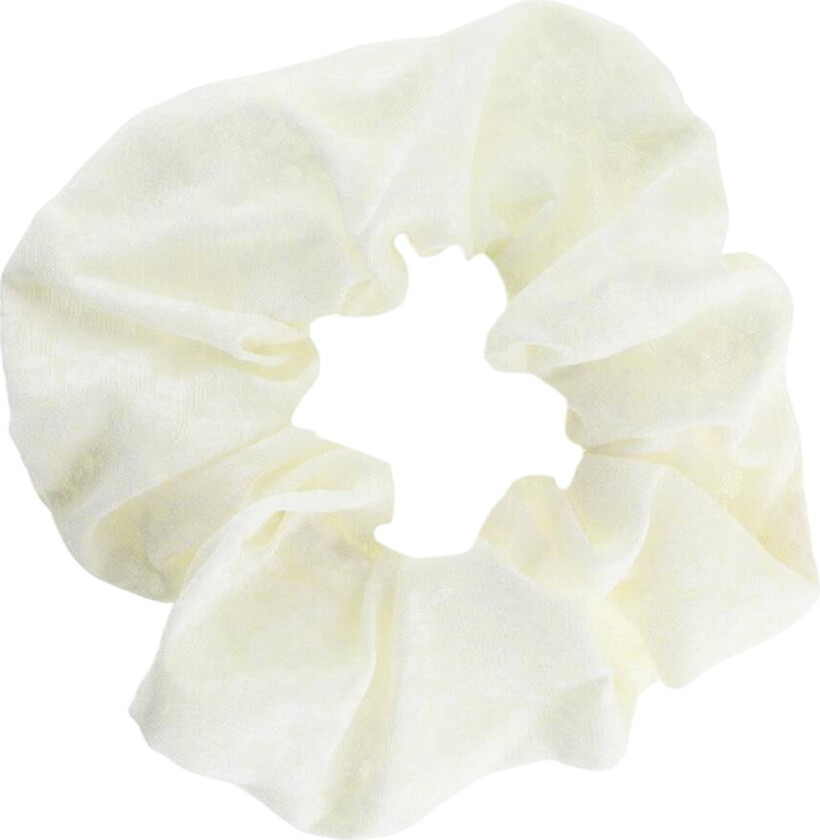 Scrunchie - Stemning - Hvit - - OneSize - Hårpynt