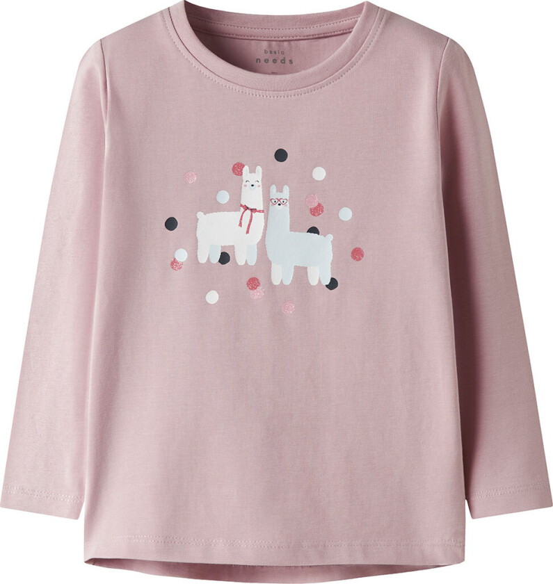 Genser - NmfVix - Polert Lilac/Lama - - 5 år (110) - Genser