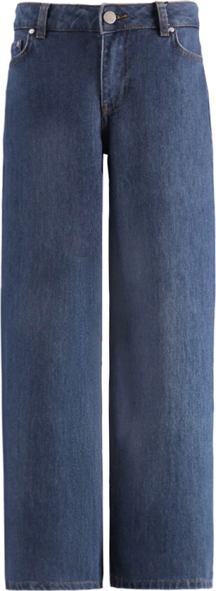 Jeans - HdLia - Low Rise - Bred - Blue Denim - - 12 år (152) - Jeans