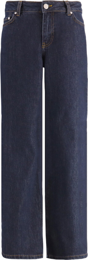 Jeans - HdLia - Low Rise - Bred - Dark Blue Denim - - 12 år (152) - Jeans