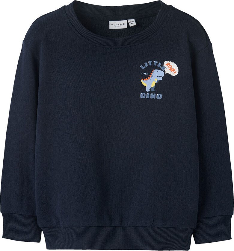 Collegegenser - NmmVasha -Navy Blazer/Spiller Dino - - 3 år (98) - Collegegenser