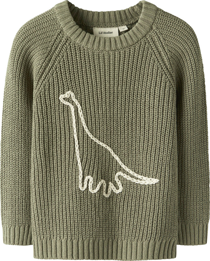 Lil'Atelier Genser - Strikk - NmmEmlen - Overland-vandring - Lil Atelier - 5 år (110) - Genser