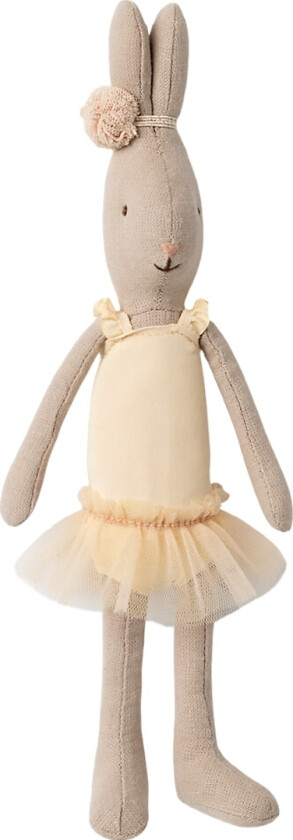 Hare - Ballett-trikot og tyllskjørt - Str. 1 - Krem - - OneSize - Dukke