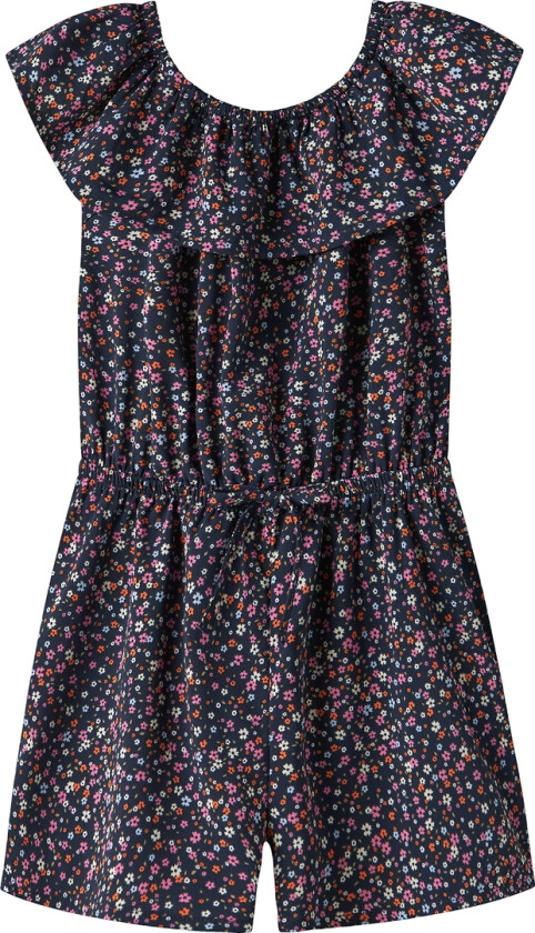 Buksedress - NmfVinaya - Navy Blazer/Farge Flower - - 1½ år (86) - Buksedress