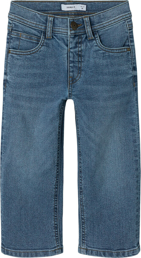 Jeans - Straight - NmmRyan - Medium+ Blue Denim - - 3 år (98) - Jeans