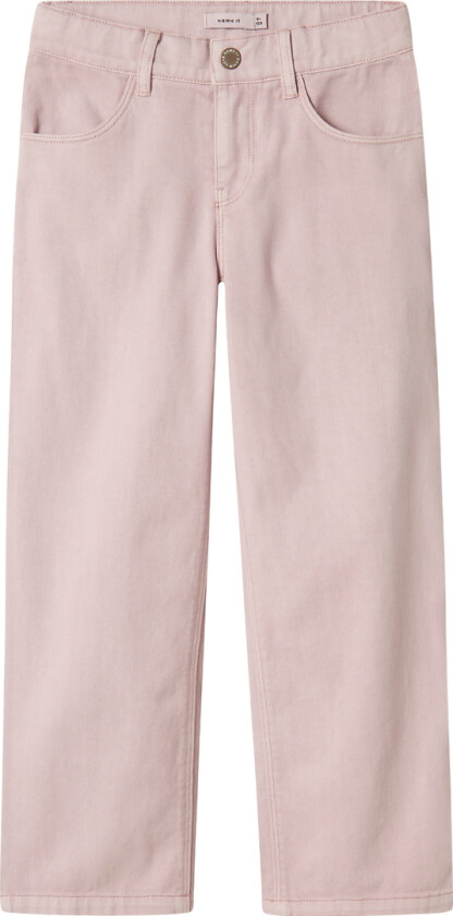 Jeans - Denim - Bred - NkfRose - Polert Lilac - - 12 år (152) - Jeans