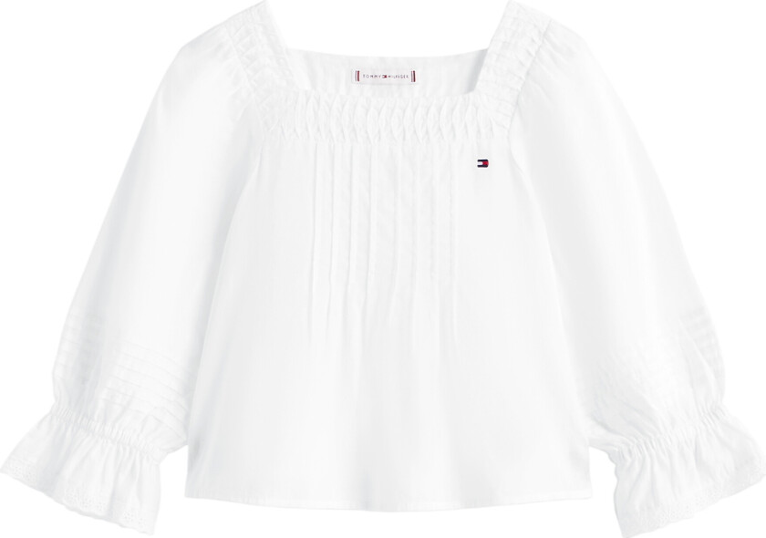 Genser - Broderi Engelsk - White - - 8 år (128) - Genser
