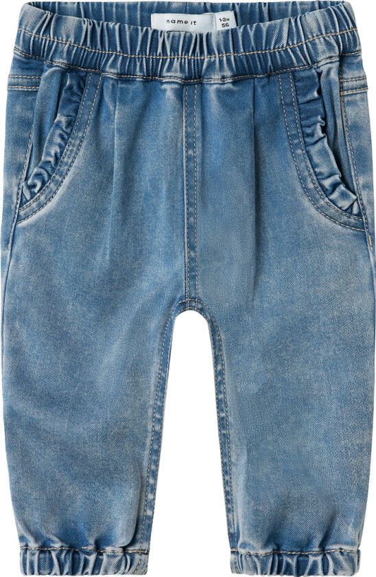 Bukser - Noos - NbfRose - Medium+ Blue Denim - - 50 - Bukser - bomull