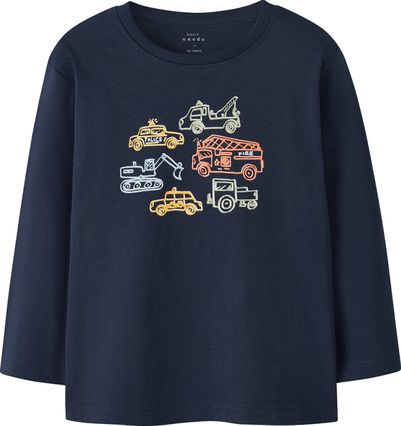 Genser - NmmVictor - Navy Blazer/Kjøretøy - - 6 år (116) - Genser