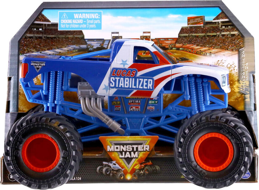 Samler Truck - 1:24 - Lucas Stabilisator - Blå/Hvit - - OneSize - Bil