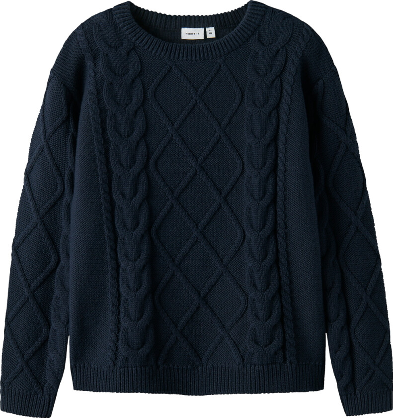 Genser - Strikk - NmmLyle - Navy Blazer - - 3 år (98) - Genser