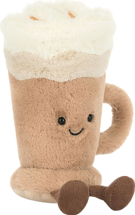 Kosedyr - 18x8 cm - Underholdningsleker Latte - Brun/Be - - OneSize - Kosedyr