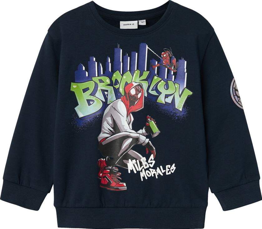 Collegegenser - Nmmorin - Spider-Man - Dark Sapphire - - 3 år (98) - Collegegenser