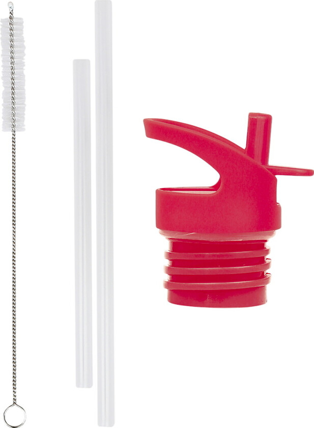 Drikkeflaskesett - Lokk/Sugerør/Børste - - OneSize - Drikkeflaske