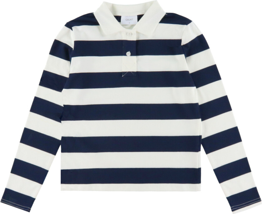 Poloskjorte - Grante - Navy/Hvit Stripet - - 12 år (152) - Genser