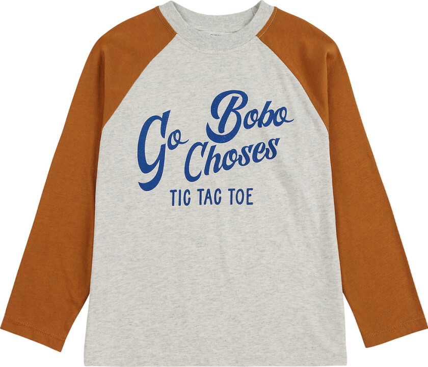 Genser - Gå Bobo - Light Heather Grey/Brown - - 8-9 år (128-134) - Genser