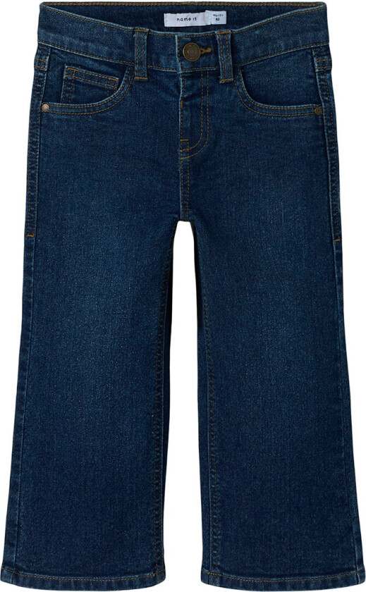 Jeans - Bred - NmfRose - Dark Blue Denim - - 4 år (104) - Jeans