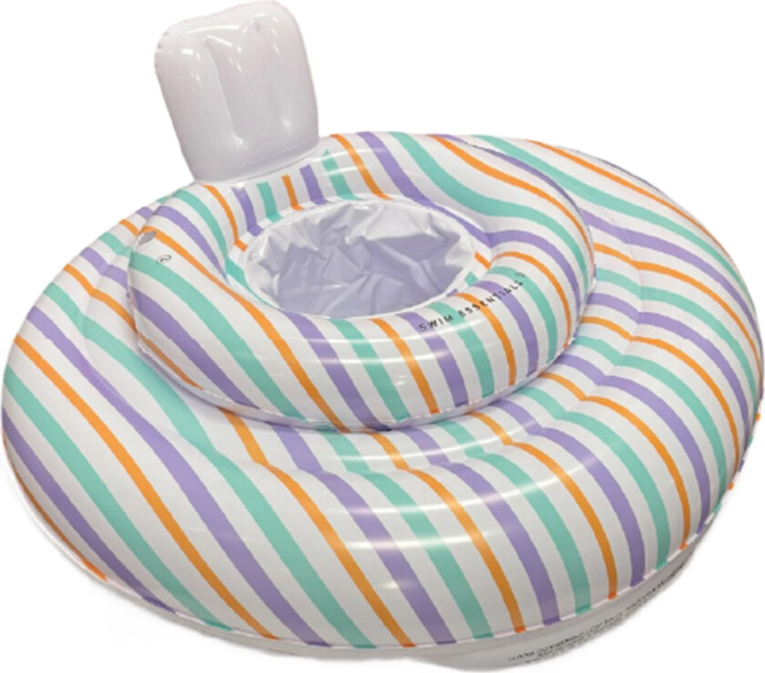 Babybadering - 69x25 cm - Rainbow - - 0-1 år (50-80) - Badering